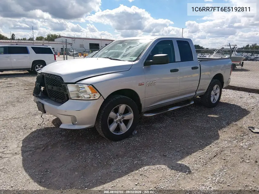 2014 RAM 1500 VIN 1C6RR7FT4ES192811 — фото 2