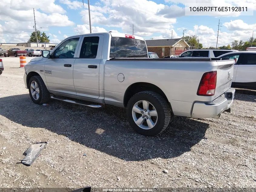 2014 RAM 1500 VIN 1C6RR7FT4ES192811 — фото 3
