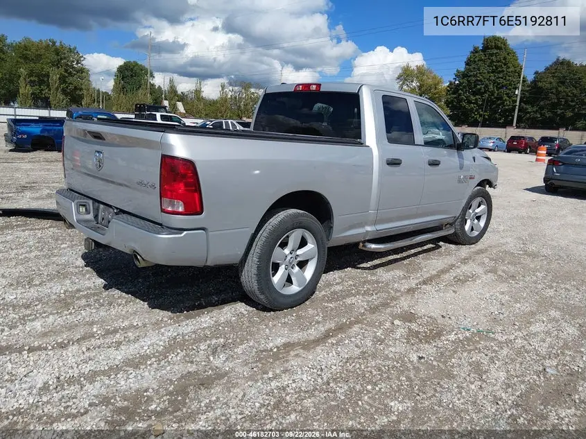 2014 RAM 1500 VIN 1C6RR7FT4ES192811 — фото 4