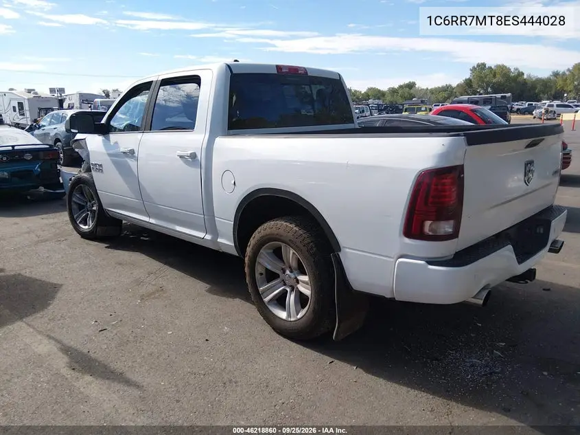 2014 RAM 1500 VIN 1C6RR7MT8ES444028 — фото 3