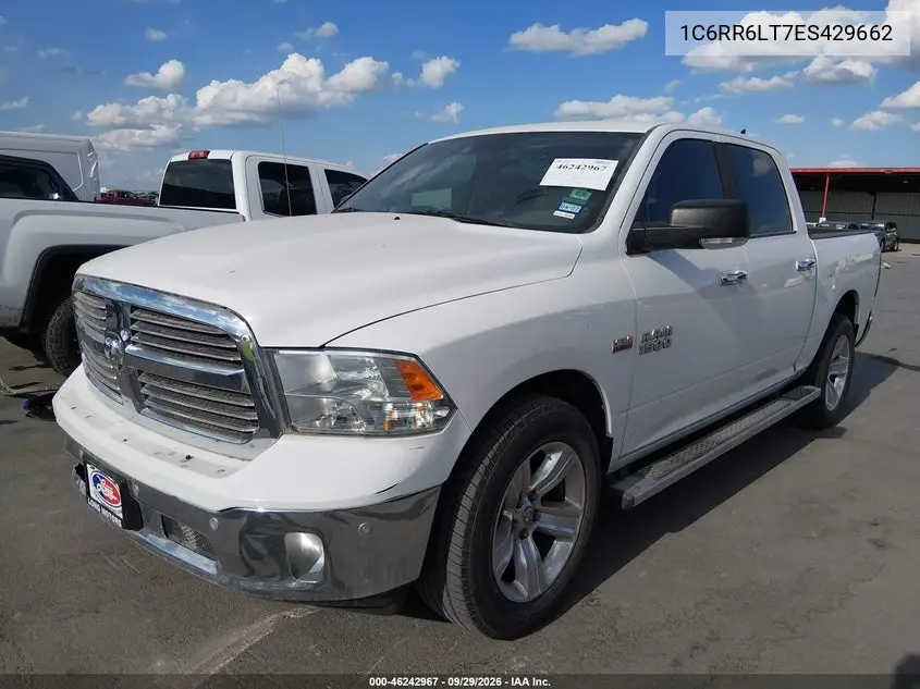 2014 RAM 1500 VIN 1C6RR6LT7ES429662 — фото 2