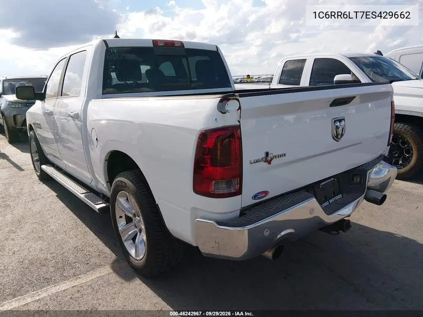 2014 RAM 1500 VIN 1C6RR6LT7ES429662 — фото 3