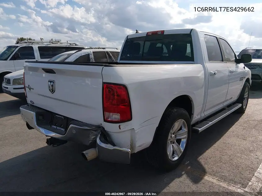 2014 RAM 1500 VIN 1C6RR6LT7ES429662 — фото 4