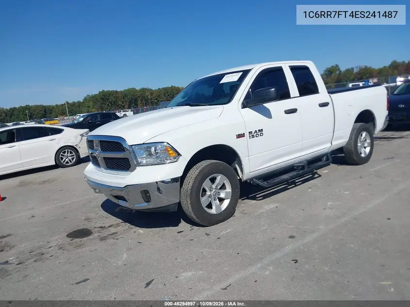 2014 RAM 1500 VIN 1C6RR7FT4ES241487 — фото 2