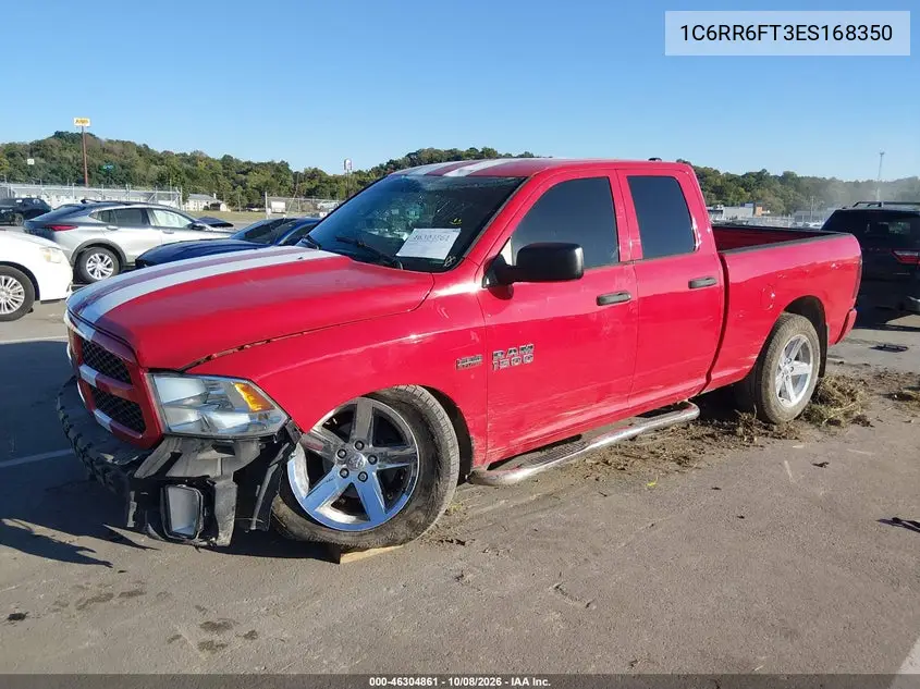 2014 RAM 1500 VIN 1C6RR6FT3ES168350 — фото 2