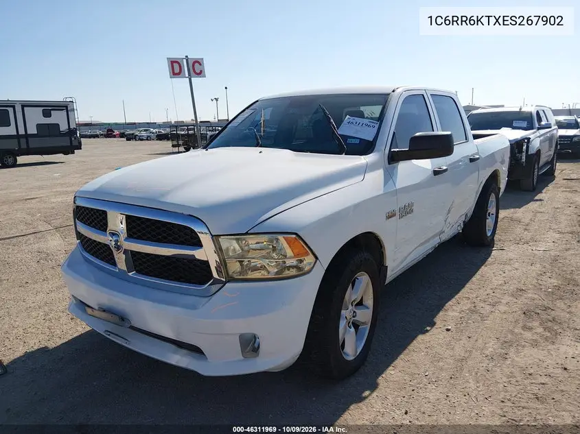 2014 RAM 1500 VIN 1C6RR6KTXES267902 — фото 2