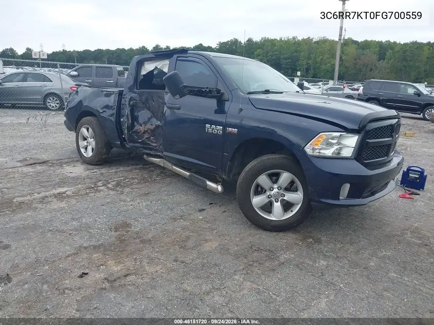 RAM 1500 2015, VIN 3C6RR7KT0FG700559