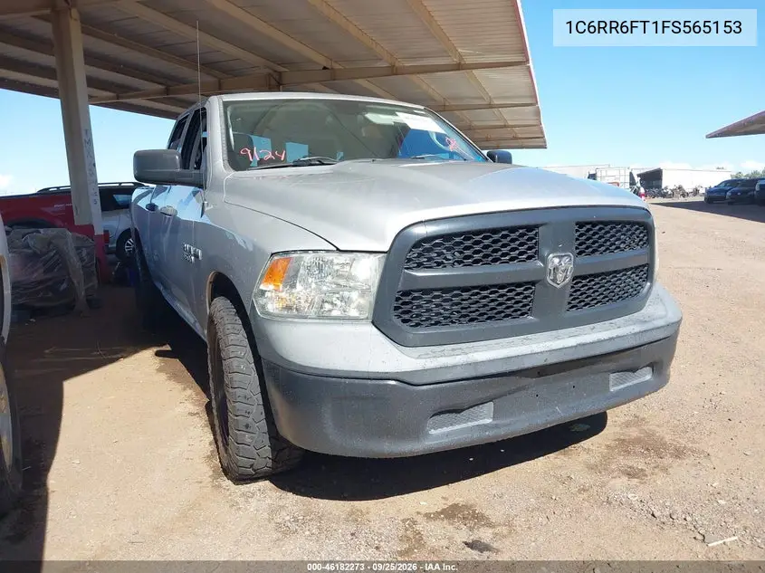 RAM 1500 2015, VIN 1C6RR6FT1FS565153