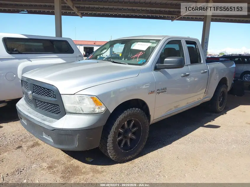 2015 RAM 1500 VIN 1C6RR6FT1FS565153 — фото 2