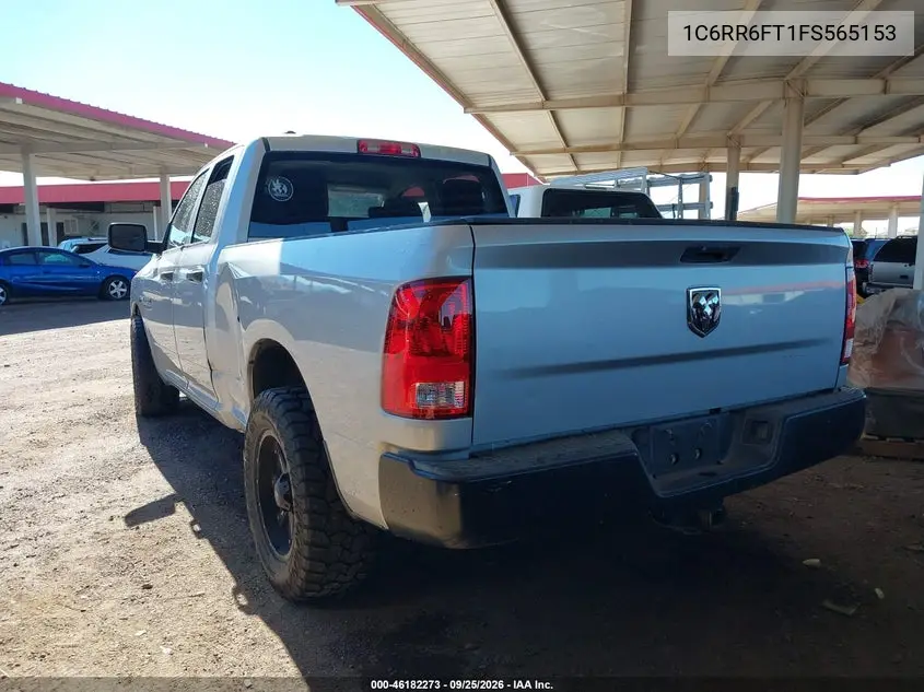 2015 RAM 1500 VIN 1C6RR6FT1FS565153 — фото 3