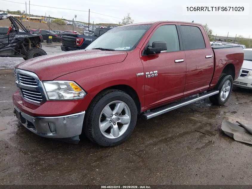 2015 RAM 1500 VIN 1C6RR7LT1FS671029 — фото 2