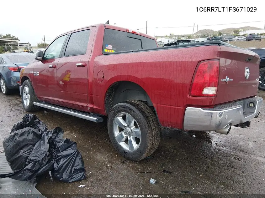 2015 RAM 1500 VIN 1C6RR7LT1FS671029 — фото 3
