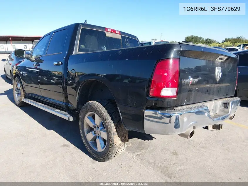 RAM 1500 2015, VIN 1C6RR6LT3FS779629
