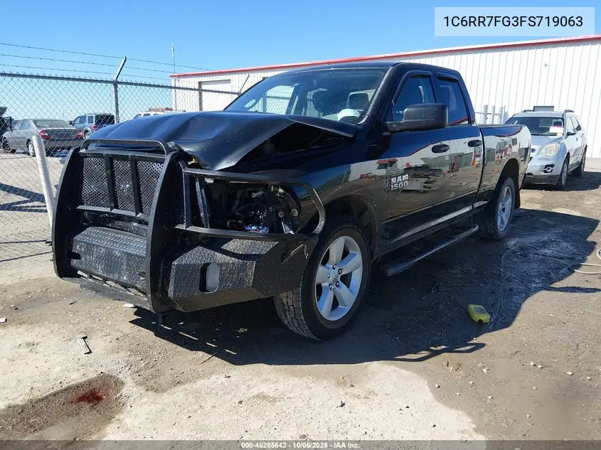2015 RAM 1500 VIN 1C6RR7FG3FS719063 — фото 2