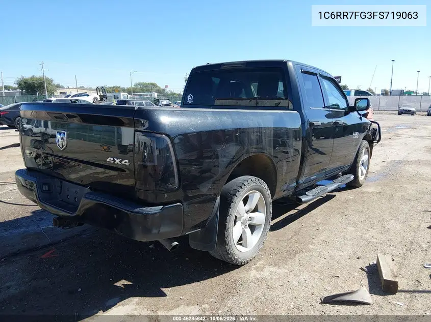 2015 RAM 1500 VIN 1C6RR7FG3FS719063 — фото 4
