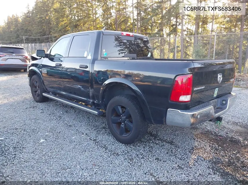 2015 RAM 1500 VIN 1C6RR7LTXFS683406 — фото 3