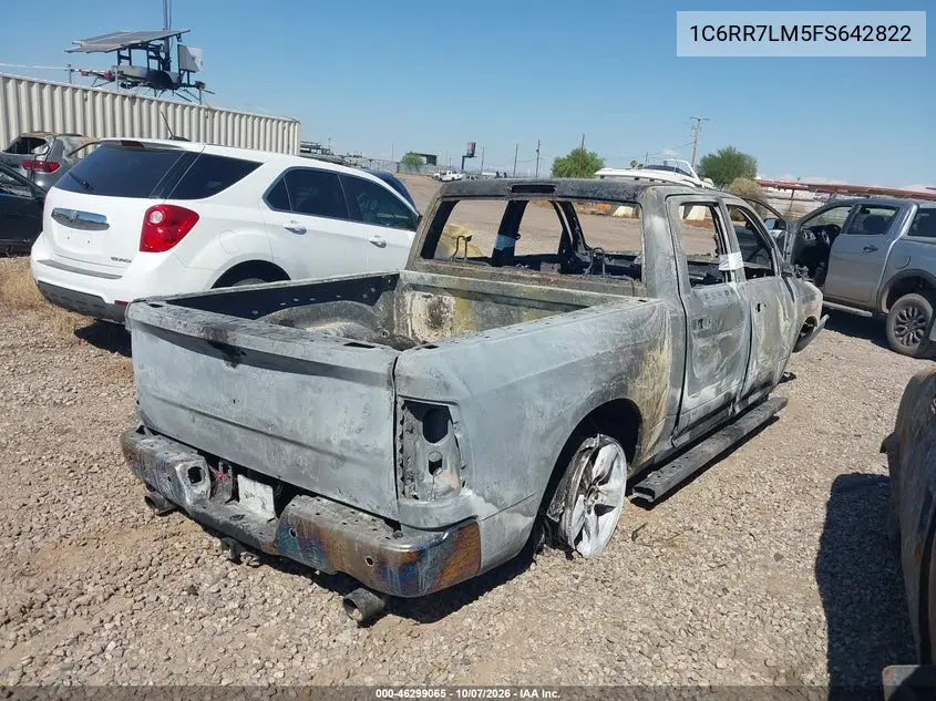 2015 RAM 1500 VIN 1C6RR7LM5FS642822 — фото 4