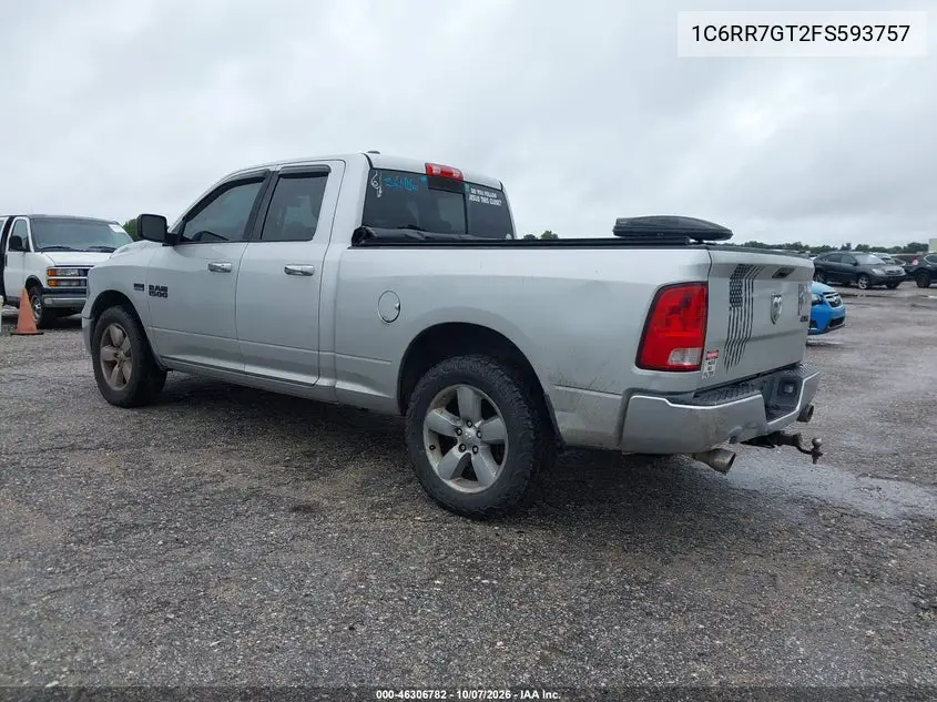 2015 RAM 1500 VIN 1C6RR7GT2FS593757 — фото 3