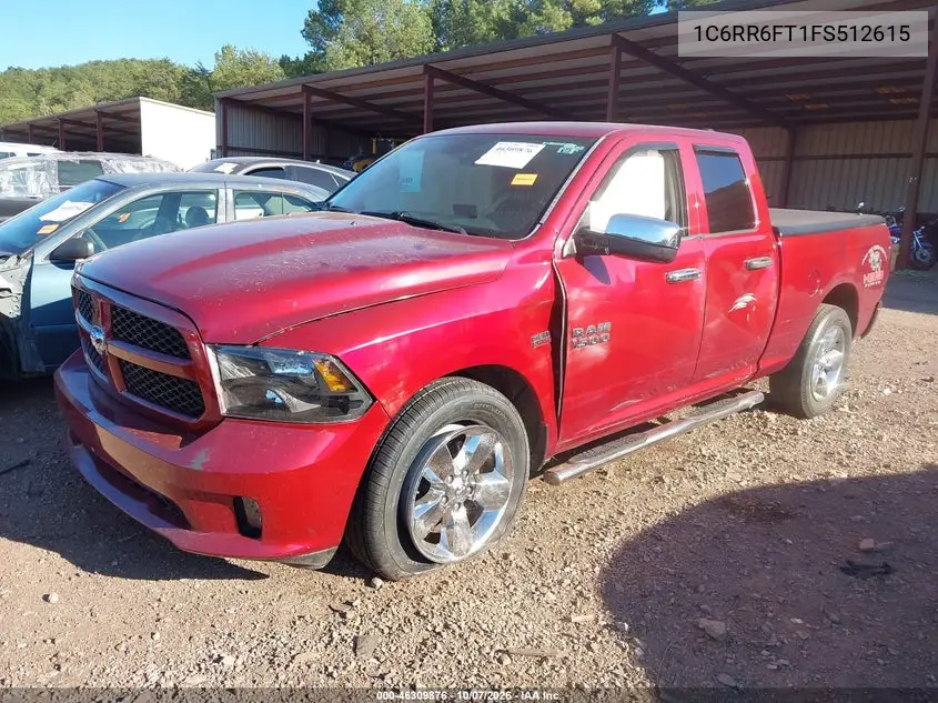 2015 RAM 1500 VIN 1C6RR6FT1FS512615 — фото 2