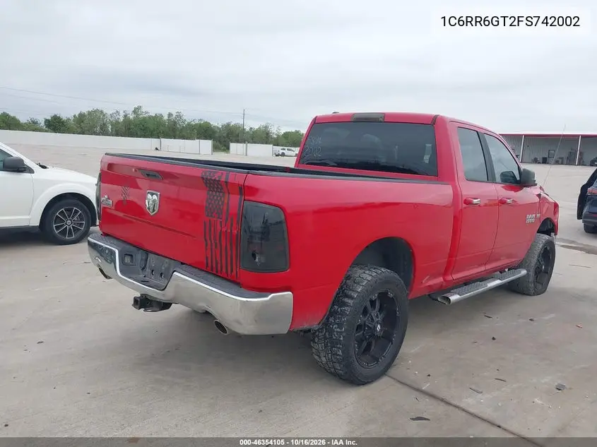 2015 RAM 1500 VIN 1C6RR6GT2FS742002 — фото 4