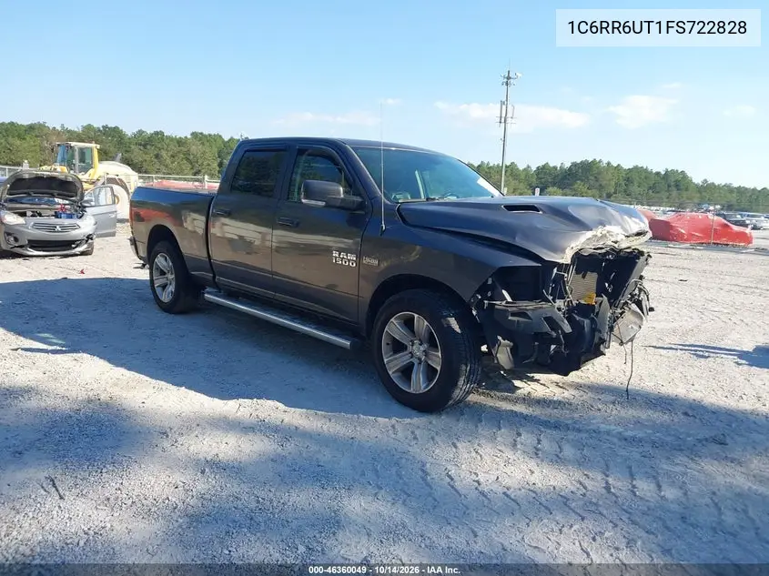 RAM 1500 2015, VIN 1C6RR6UT1FS722828