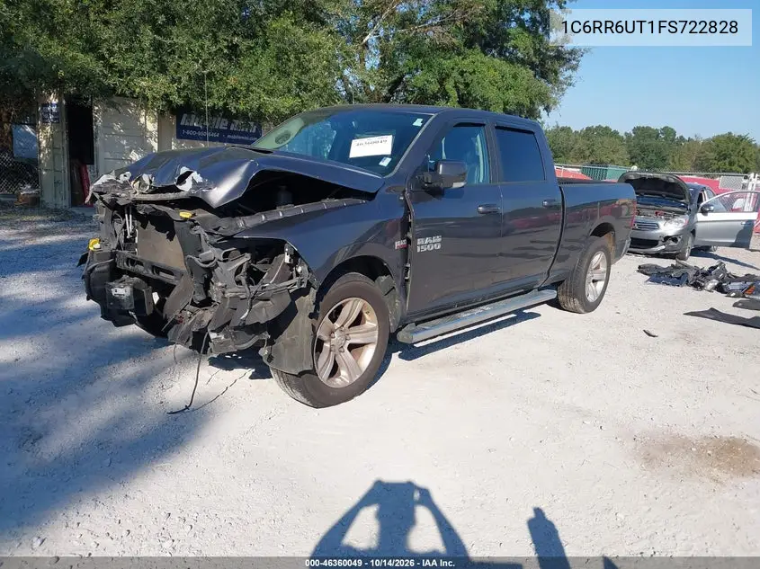 2015 RAM 1500 VIN 1C6RR6UT1FS722828 — фото 2