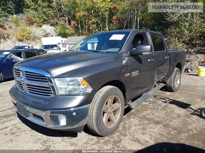 2015 RAM 1500 VIN 1C6RR7LT7FS685730 — фото 2