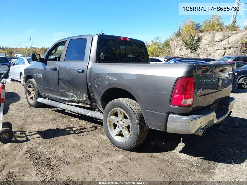 2015 RAM 1500 VIN 1C6RR7LT7FS685730 — фото 3