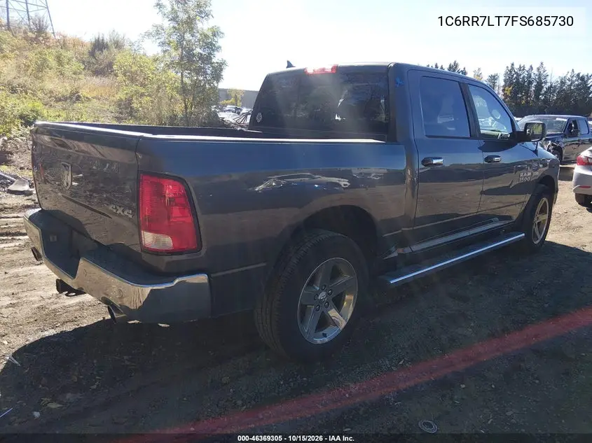 2015 RAM 1500 VIN 1C6RR7LT7FS685730 — фото 4
