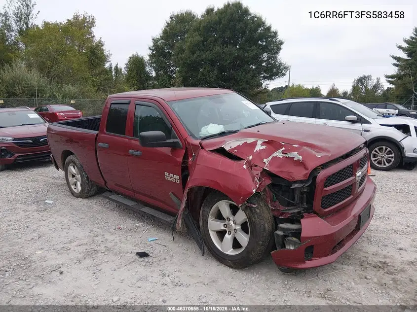 RAM 1500 2015, VIN 1C6RR6FT3FS583458