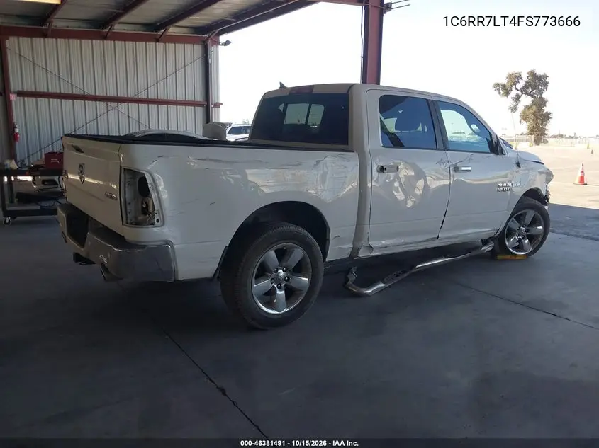 2015 RAM 1500 VIN 1C6RR7LT4FS773666 — фото 4