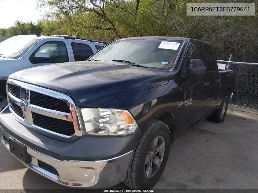 2015 RAM 1500 VIN 1C6RR6FT2FS729641 — фото 2
