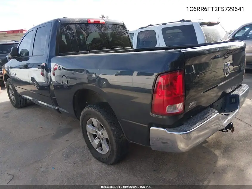 2015 RAM 1500 VIN 1C6RR6FT2FS729641 — фото 3