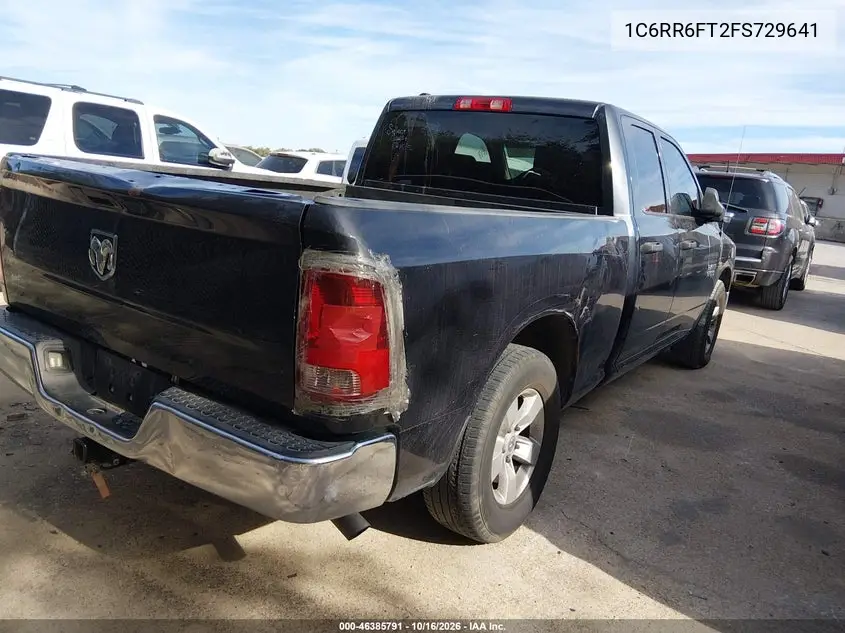 2015 RAM 1500 VIN 1C6RR6FT2FS729641 — фото 4