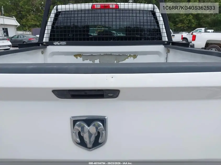 2016 RAM 1500 VIN 1C6RR7KG4GS362533 — фото 13