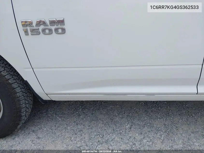 2016 RAM 1500 VIN 1C6RR7KG4GS362533 — фото 15
