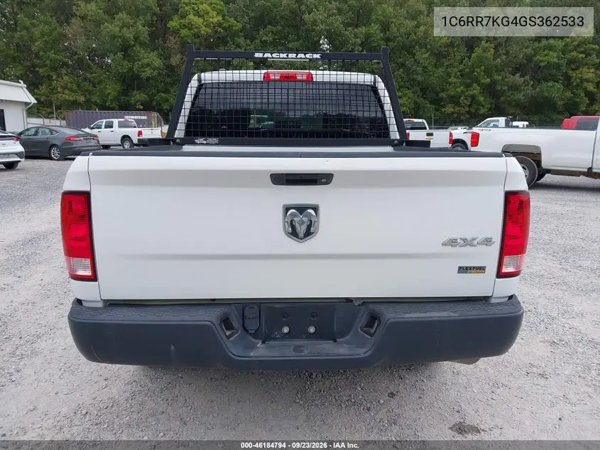 2016 RAM 1500 VIN 1C6RR7KG4GS362533 — фото 20