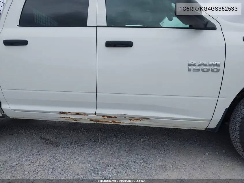 2016 RAM 1500 VIN 1C6RR7KG4GS362533 — фото 6