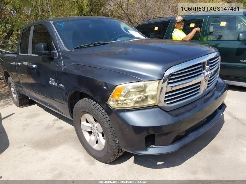 RAM 1500 2016, VIN 1C6RR6GTXGS147481