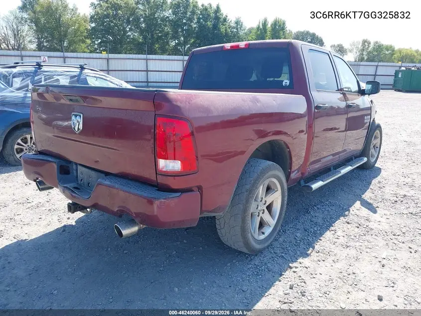 2016 RAM 1500 VIN 3C6RR6KT7GG325832 — фото 4