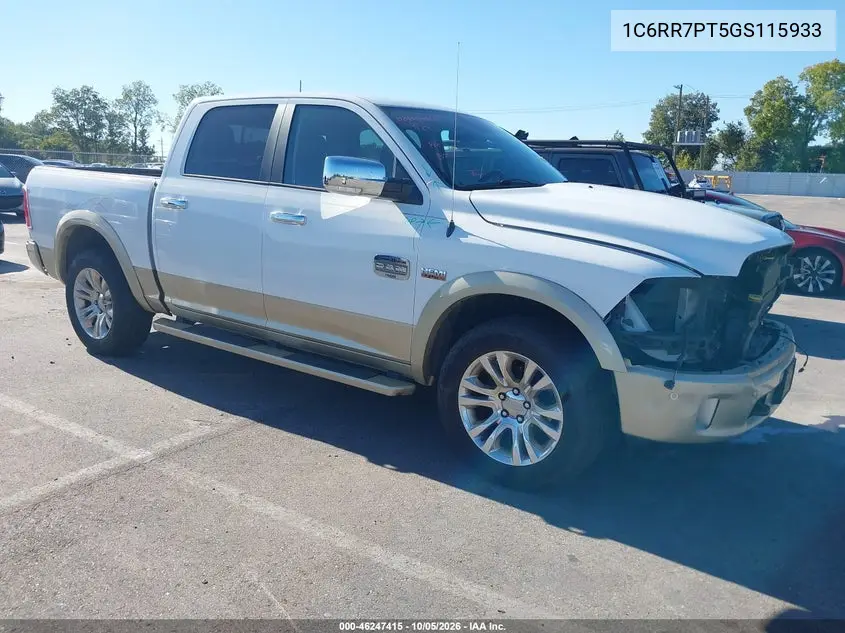 RAM 1500 2016, VIN 1C6RR7PT5GS115933
