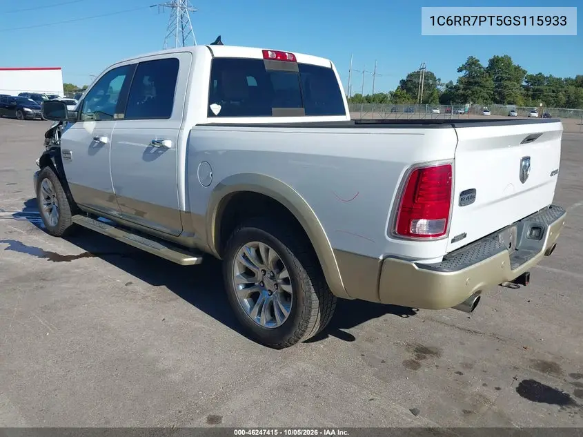 2016 RAM 1500 VIN 1C6RR7PT5GS115933 — фото 3