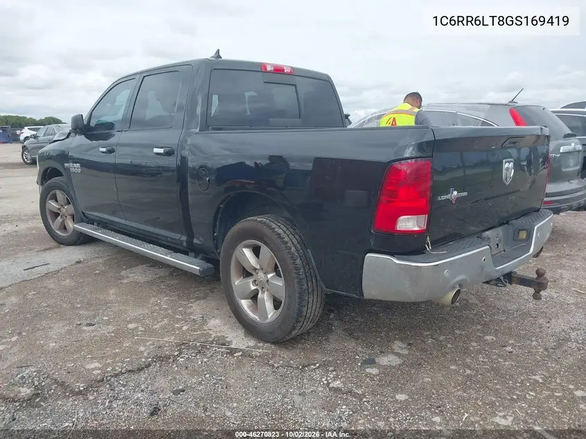 2016 RAM 1500 VIN 1C6RR6LT8GS169419 — фото 3