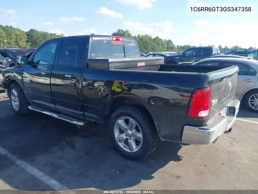 2016 RAM 1500 VIN 1C6RR6GT3GS347358 — фото 3