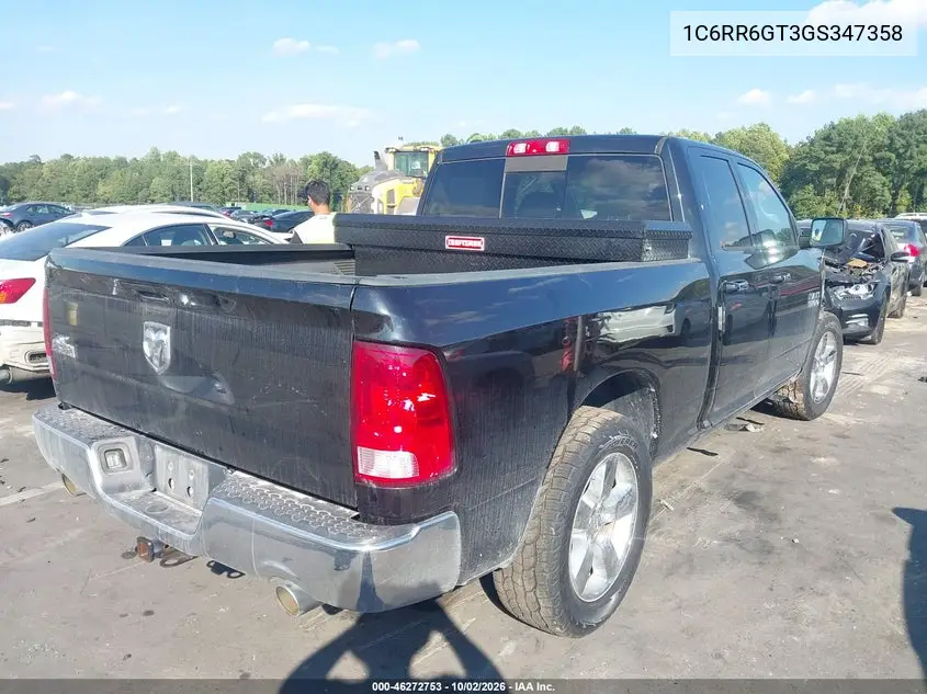 2016 RAM 1500 VIN 1C6RR6GT3GS347358 — фото 4