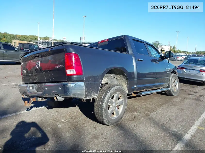 2016 RAM 1500 VIN 3C6RR7LT9GG181494 — фото 5