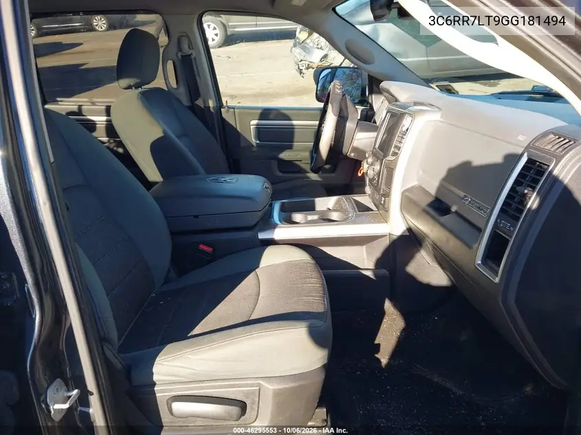 RAM 1500 2016, VIN 3C6RR7LT9GG181494