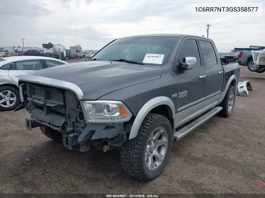 2016 RAM 1500 VIN 1C6RR7NT3GS358577 — фото 2