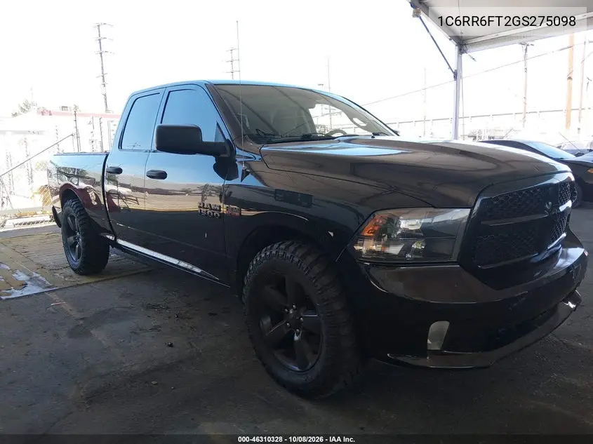 RAM 1500 2016, VIN 1C6RR6FT2GS275098