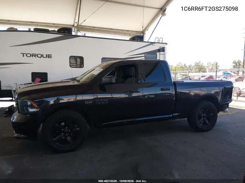 2016 RAM 1500 VIN 1C6RR6FT2GS275098 — фото 14